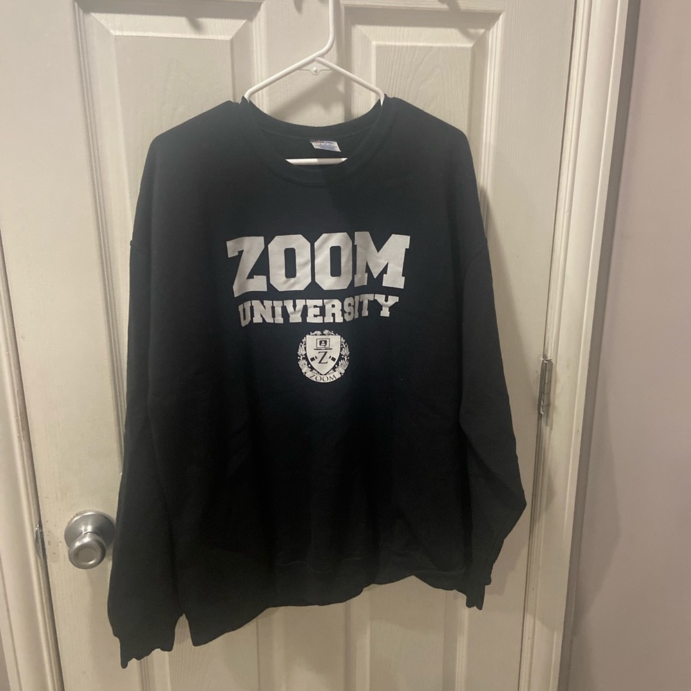 zoom university sweatshirt